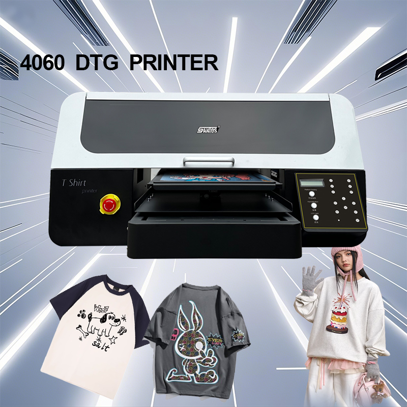 Commercial Printing Machine For Clothes - T Shirt Digital Printer 4060 Model