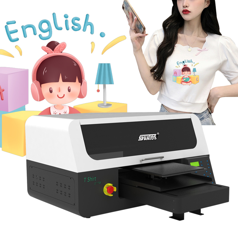 40*60Cm Dtg T-Shirt Printing M - огляд і ціна Commercial Printing Machine For Clothes