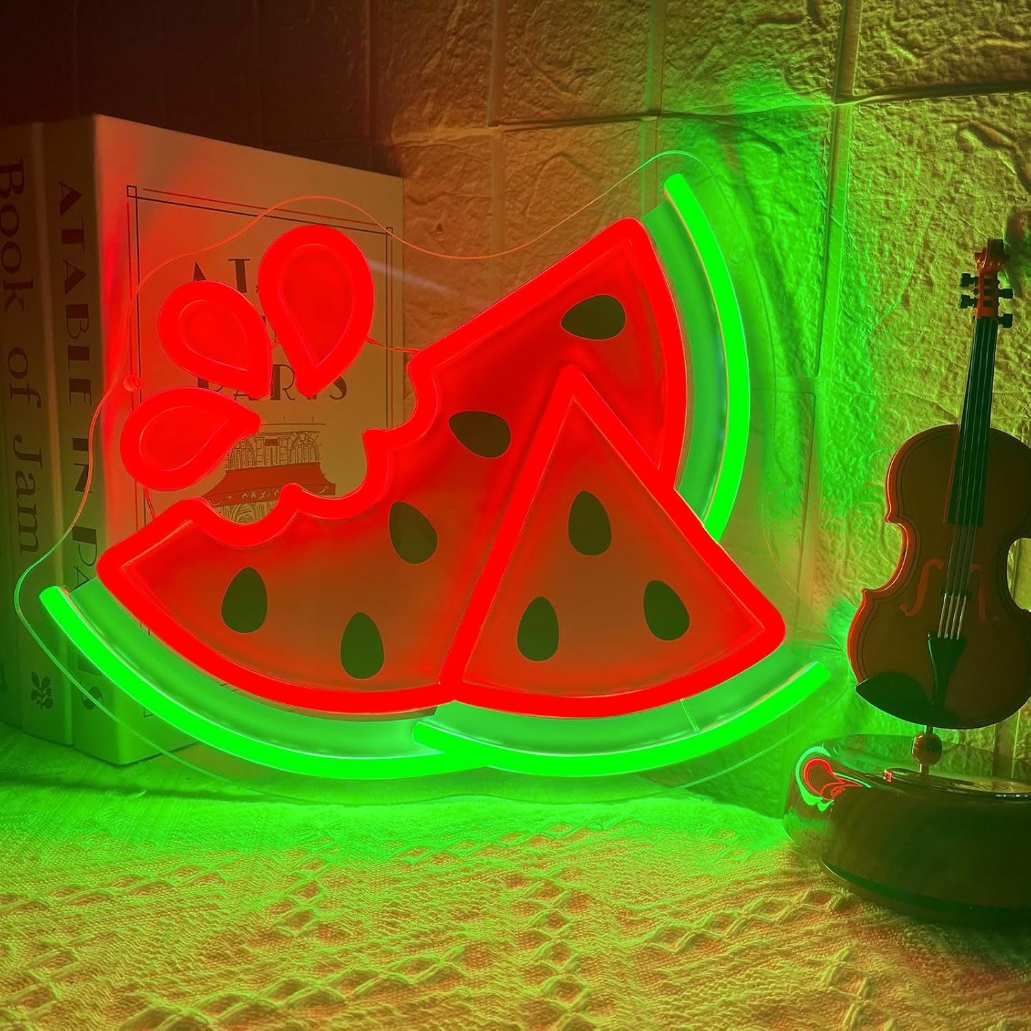 Watermelon Neon Sign UV Print  - огляд і ціна Commercial Printing Shop
