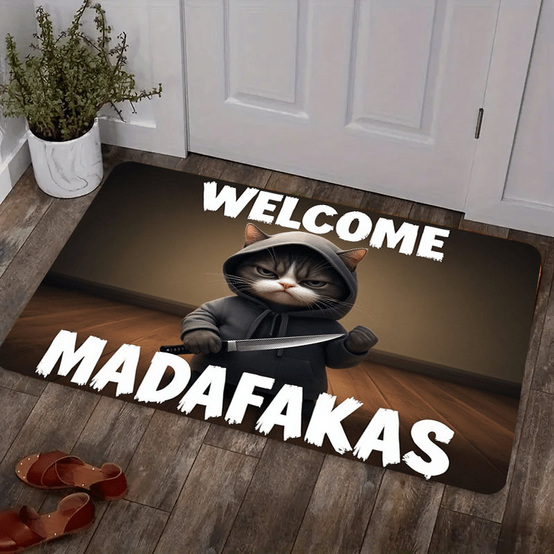 Funny Cat with Knife Graphic F - огляд і ціна Commercial Printing And Graphics
