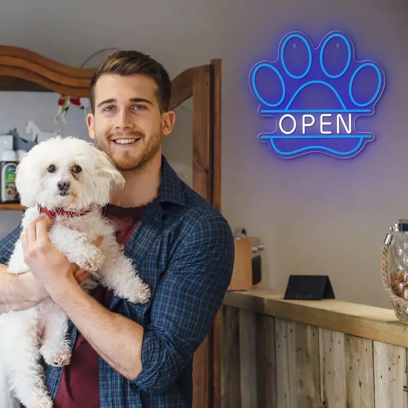 LED Neon Sign USB Dimmable Paw - огляд і ціна Commercial Printing Shop